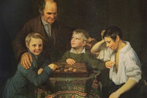 The picture “the Game of checkers”.